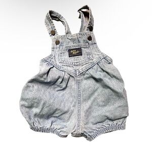 Vintage Baby B’gosh Denim Bubble Romper Size 6-9 Months